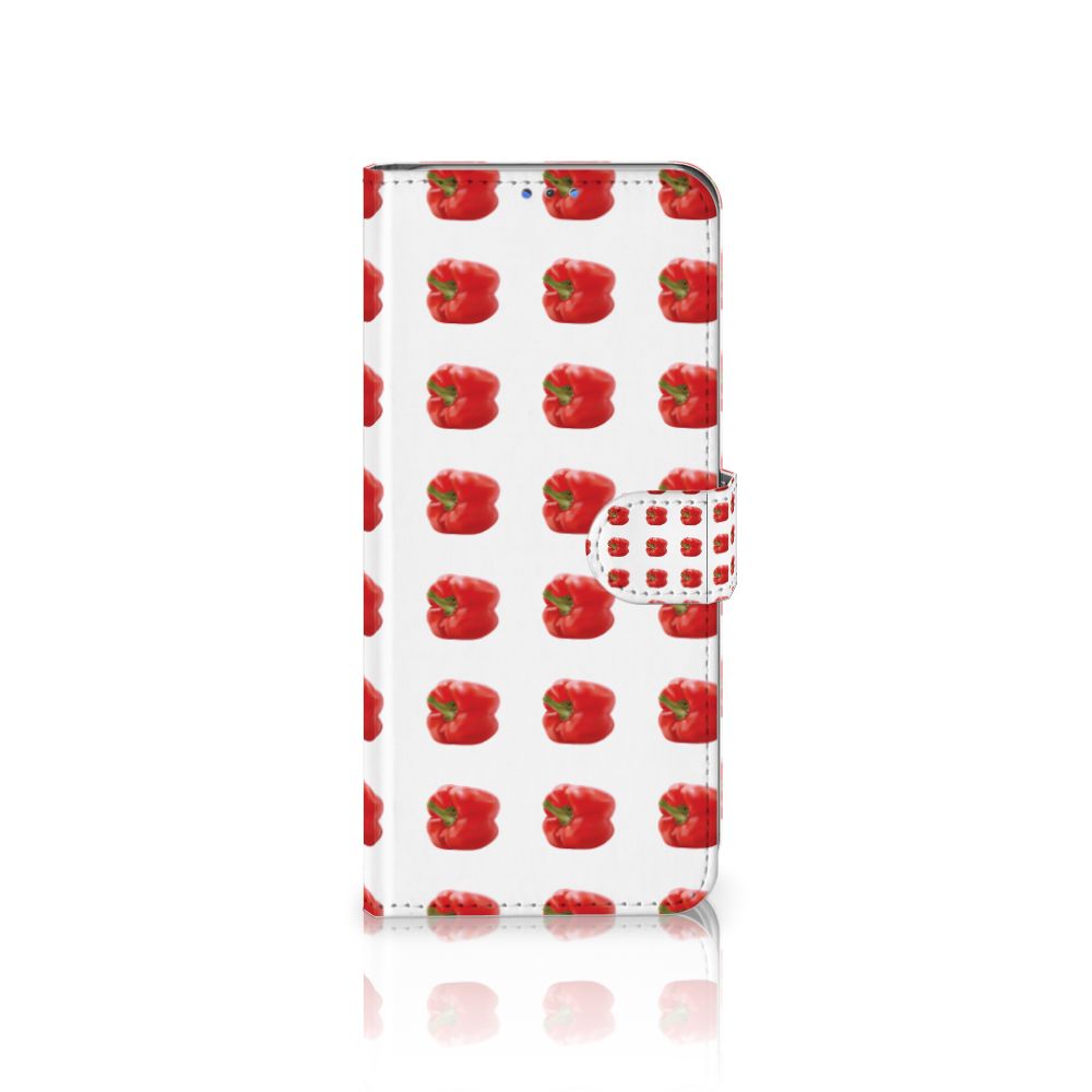 Motorola G8 Power Lite Book Cover Paprika Red