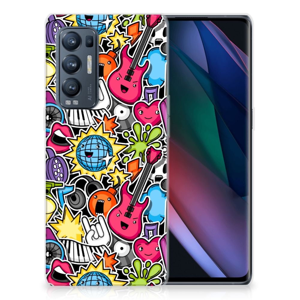 OPPO Find X3 Neo Silicone Back Cover Punk Rock B2C Telecom