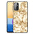 Samsung Galaxy M52 Marmeren Print Telefoonhoesje Marmer Goud B2C Telecom