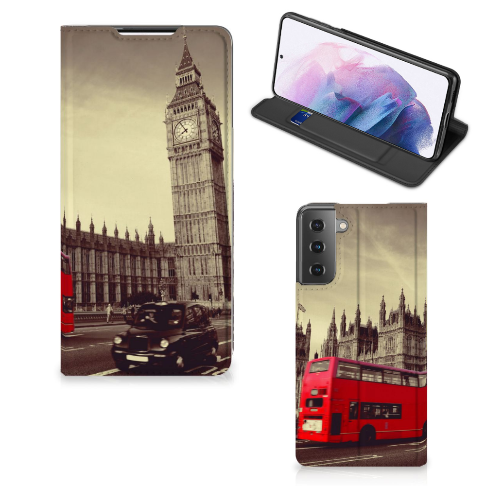 Samsung Galaxy S21 Plus Book Cover Londen - B2C Telecom