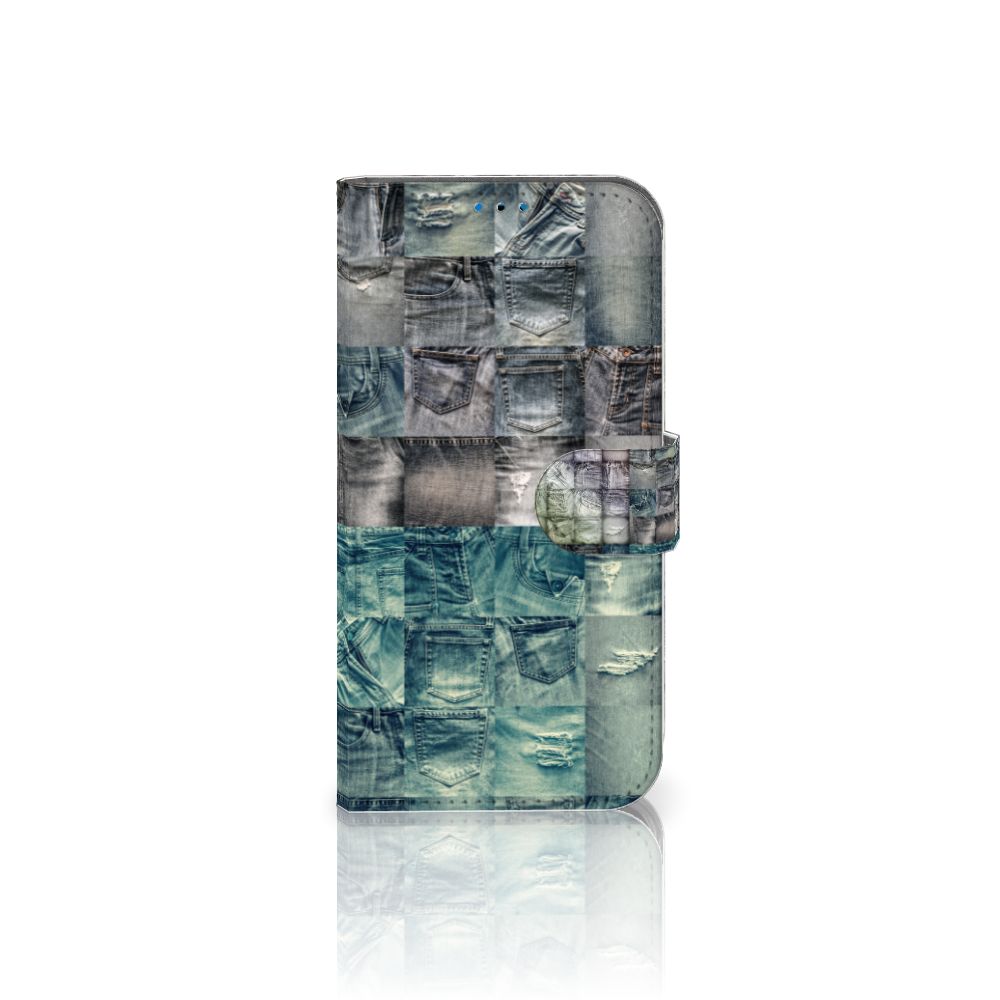 Wallet Case met Pasjes iPhone 14 Pro Spijkerbroeken