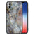 iPhone X | Xs Marmeren Print Telefoonhoesje Marmer Grijs