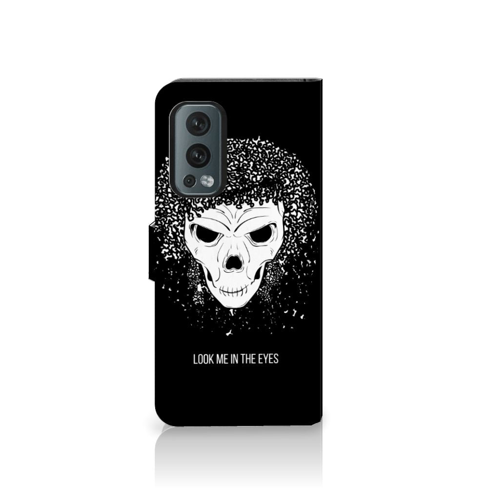Telefoonhoesje met Naam OnePlus Nord 2 5G Skull Hair