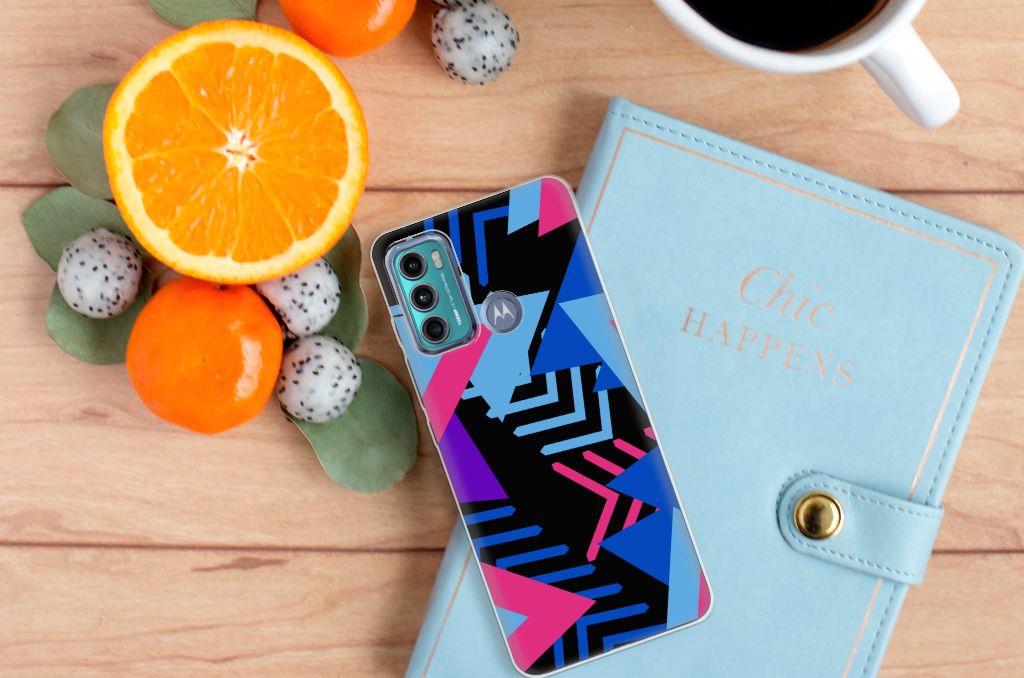 Motorola Moto G60 TPU Hoesje Funky Triangle B2C Telecom