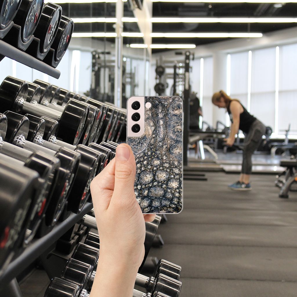 Samsung Galaxy S22 TPU Hoesje Krokodillenprint B2C Telecom