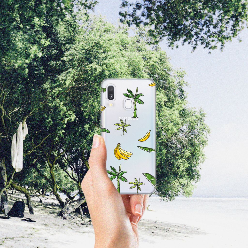 Samsung Galaxy A40 TPU Case Banana Tree