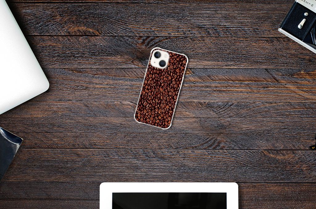 iPhone 13 Beschermhoes Koffiebonen B2C Telecom