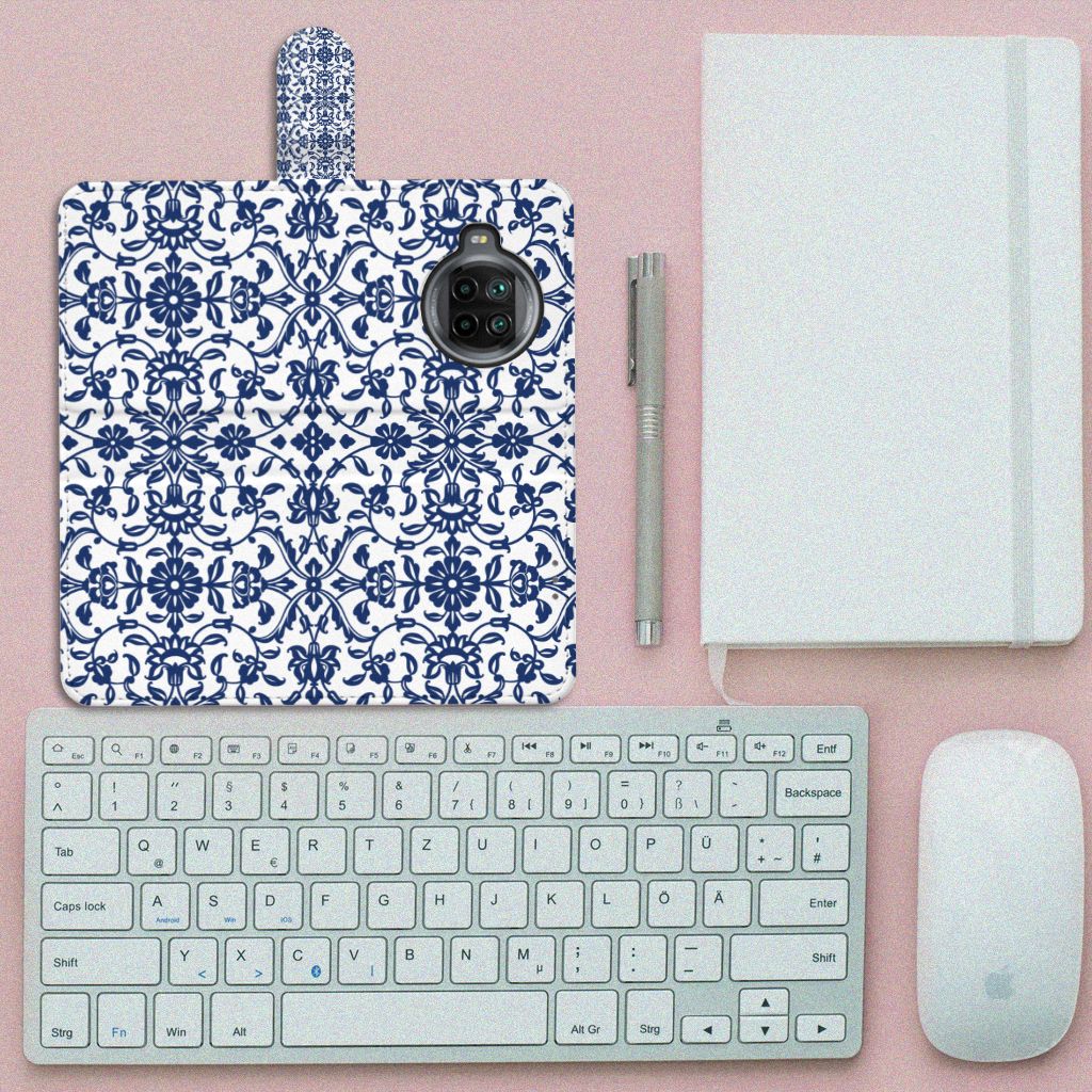 Xiaomi Mi 10T Lite Hoesje Flower Blue