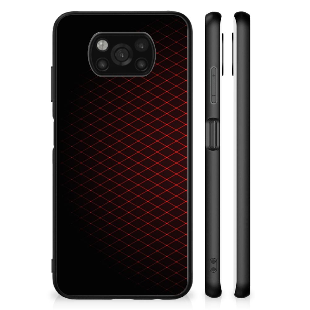 Xiaomi Poco X3 | X3 Pro Back Case Geruit Rood