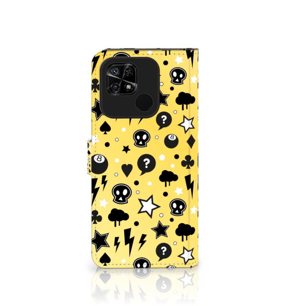 Telefoonhoesje met Naam Xiaomi Redmi 10C Punk Geel