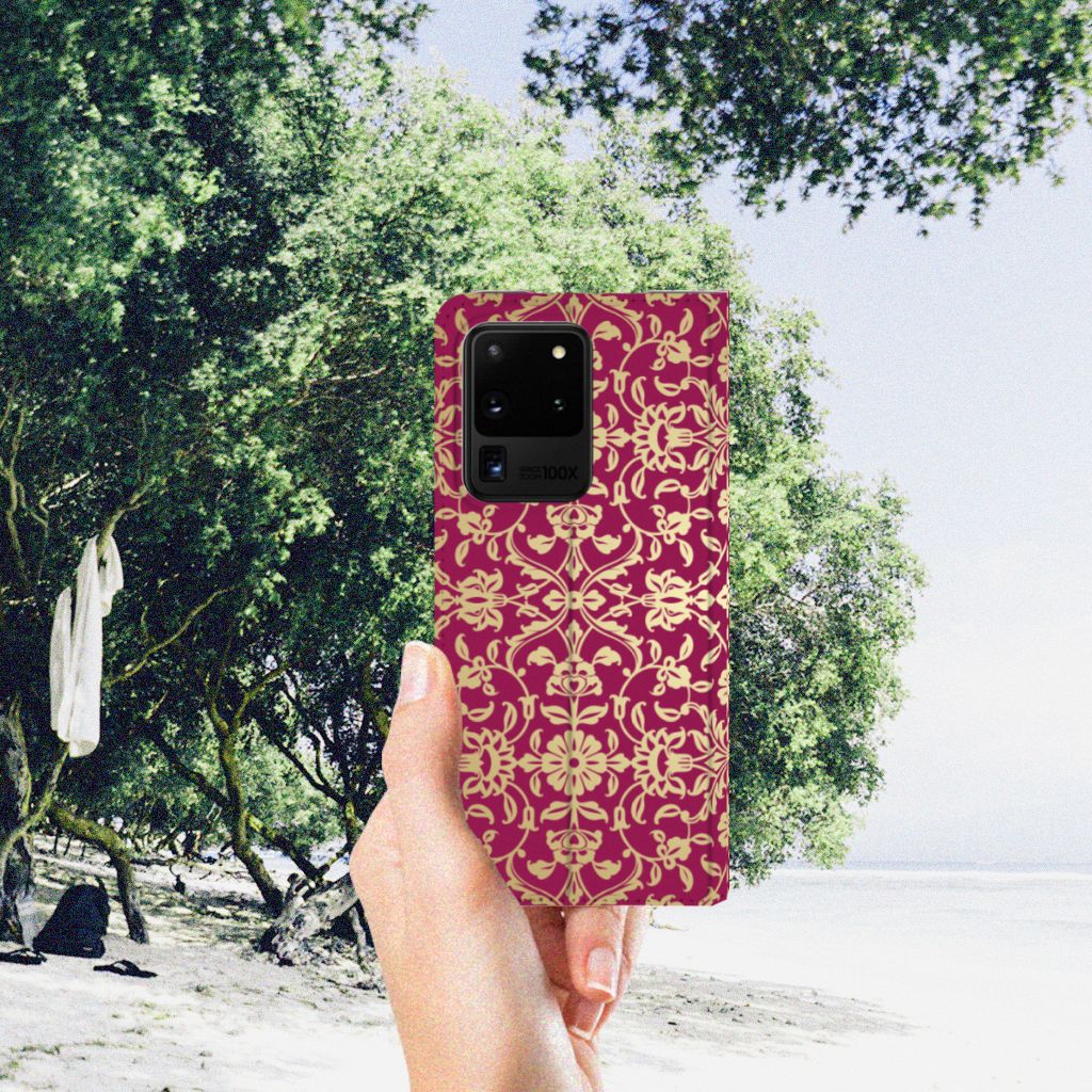 Telefoon Hoesje Samsung Galaxy S20 Ultra Barok Pink - B2C Telecom