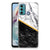 Motorola Moto G60 TPU Siliconen Hoesje Marmer Wit Zwart - Origineel Cadeau Man B2C Telecom