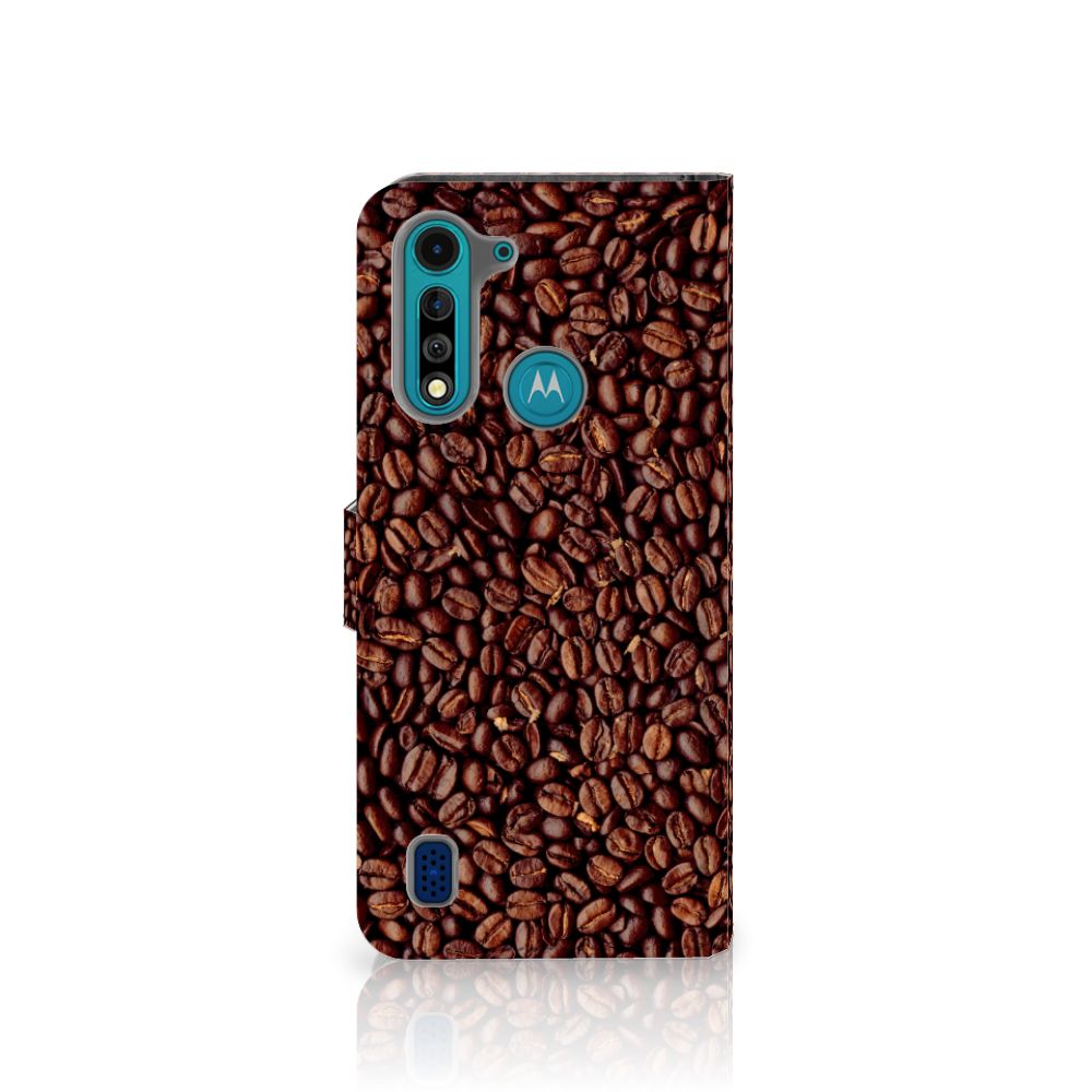 Motorola G8 Power Lite Book Cover Koffiebonen