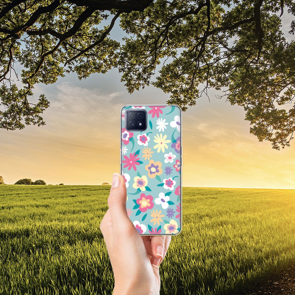 OPPO A53 5G | OPPO A73 5G TPU Case Flower Power