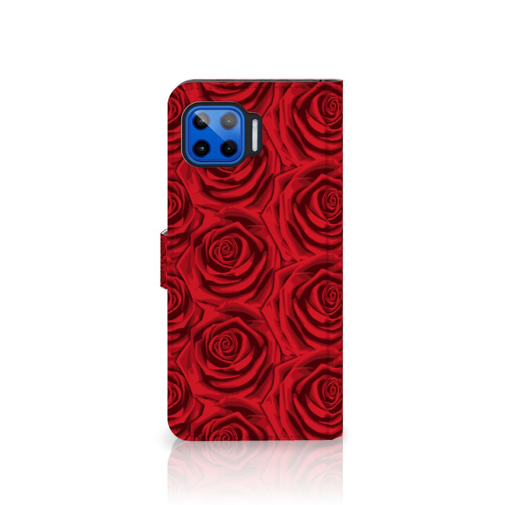 Motorola Moto G 5G Plus Hoesje Red Roses
