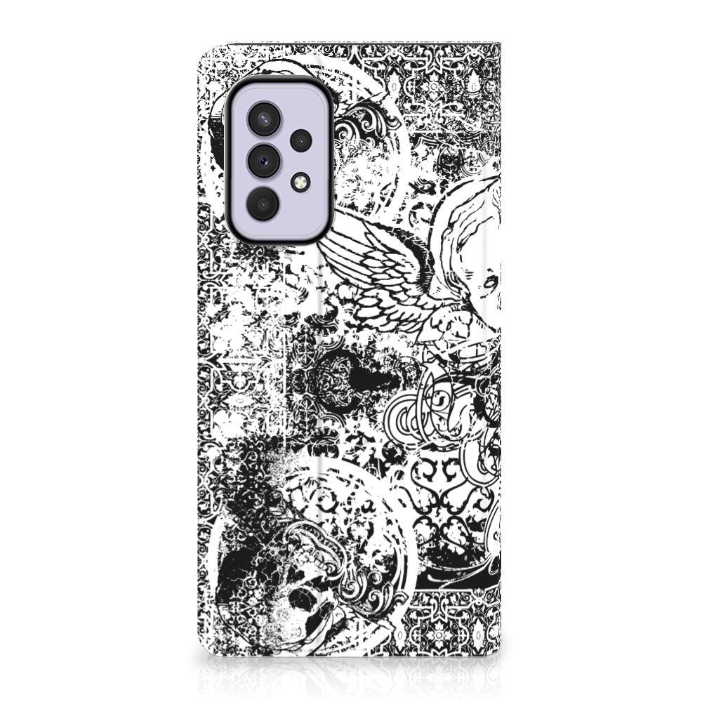 Mobiel BookCase Samsung Galaxy A33 5G Skulls Angel - B2C Telecom