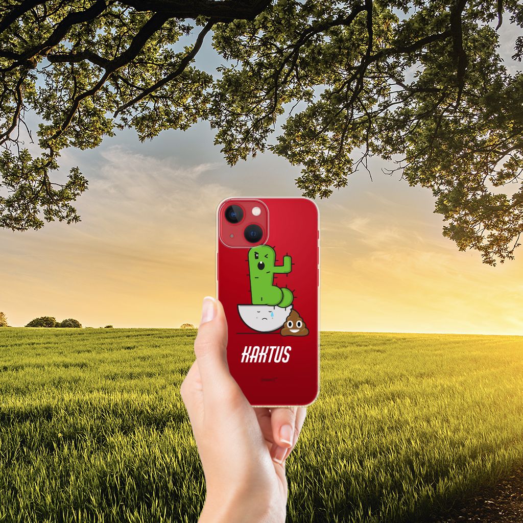 Apple iPhone 13 Telefoonhoesje met Naam Cactus Poo B2C Telecom