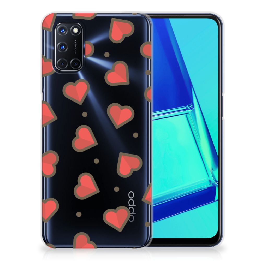 OPPO A52 | A72 TPU bumper Hearts