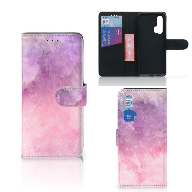 Hoesje Honor 20 Pro Pink Purple Paint