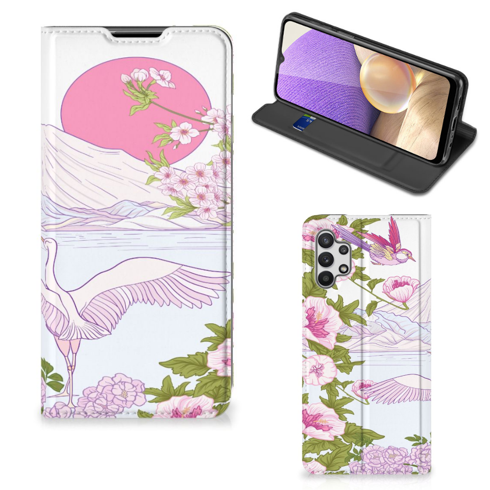 Samsung Galaxy A32 5G Hoesje maken Bird Standing - B2C Telecom
