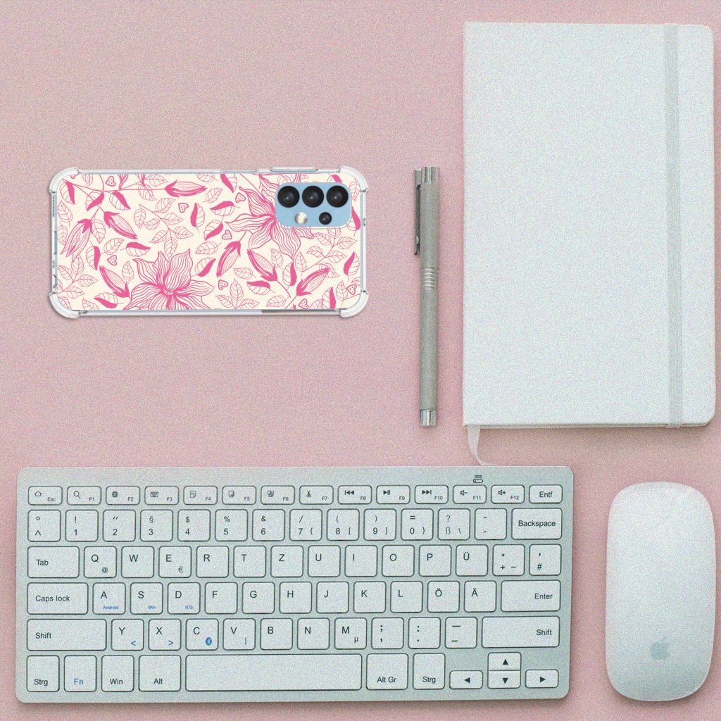 Samsung Galaxy A13 (4G) Case Pink Flowers B2C Telecom