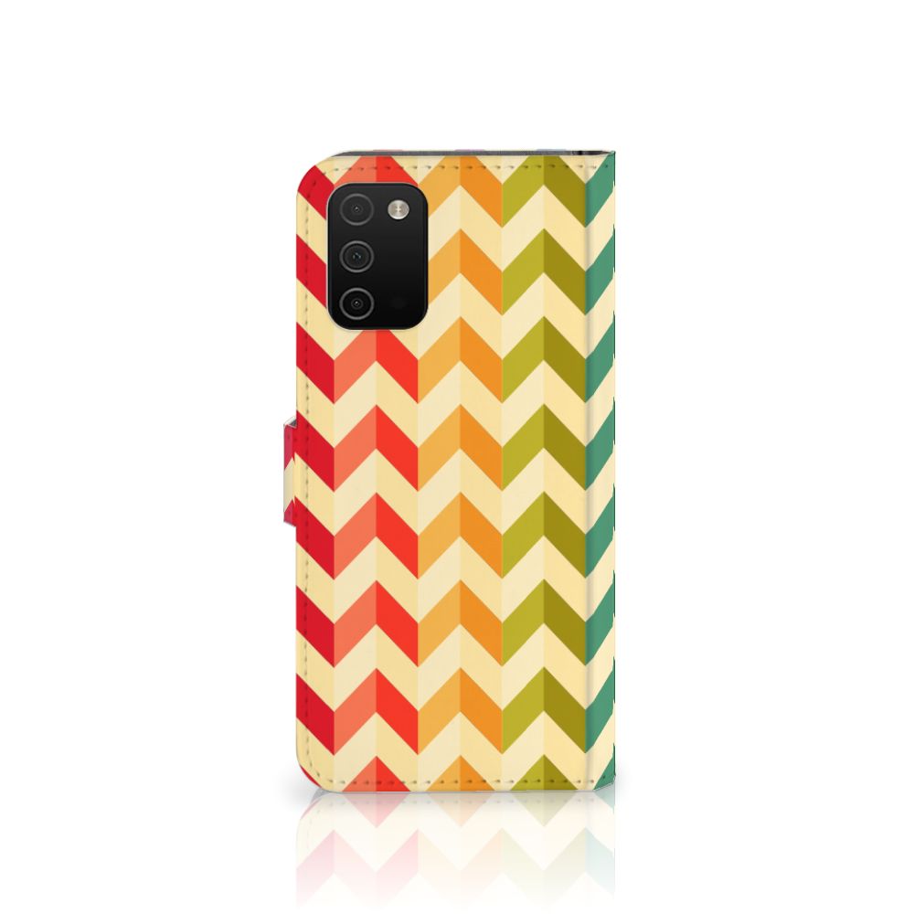 Samsung Galaxy A03s Telefoon Hoesje Zigzag Multi Color