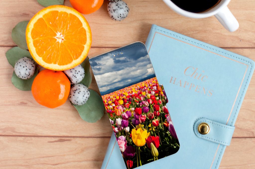 OPPO A15 Hoesje Tulpen
