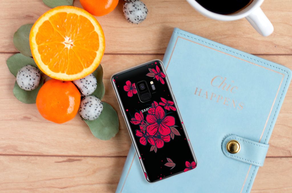 Samsung Galaxy S9 TPU Case Blossom Red