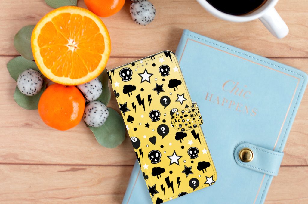 Telefoonhoesje met Naam OPPO A15 Punk Geel
