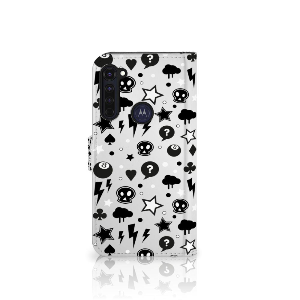 Telefoonhoesje met Naam Motorola Moto G Pro Silver Punk