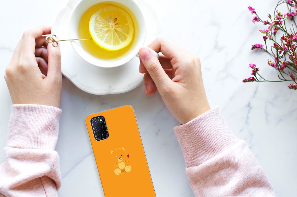 OPPO A52 | A72 Telefoonhoesje met Naam Baby Beer B2C Telecom