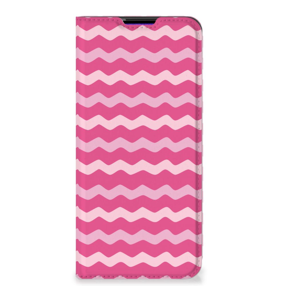 Samsung Galaxy A03s Hoesje met Magneet Waves Pink - B2C Telecom