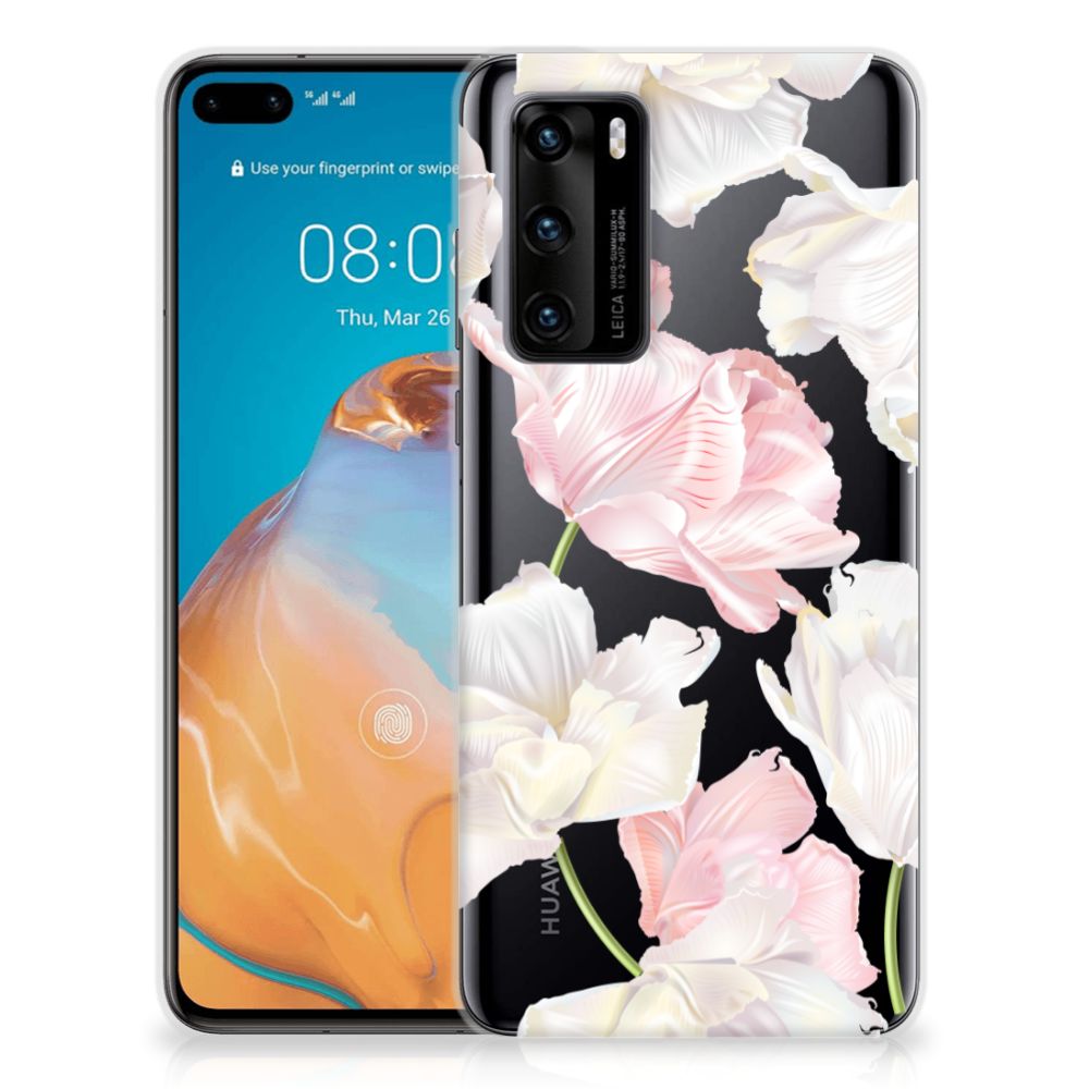 Huawei P40 TPU Case Lovely Flowers B2C Telecom