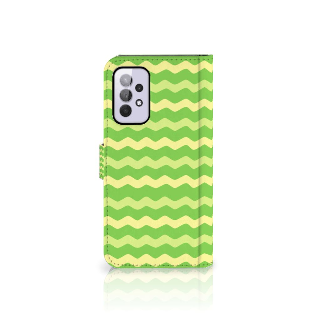 Samsung Galaxy A33 5G Telefoon Hoesje Waves Green