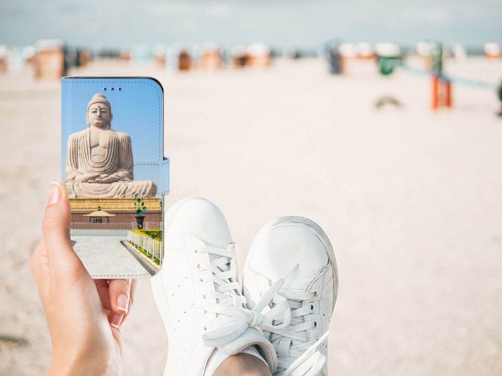 Samsung Galaxy S10e Flip Cover Boeddha