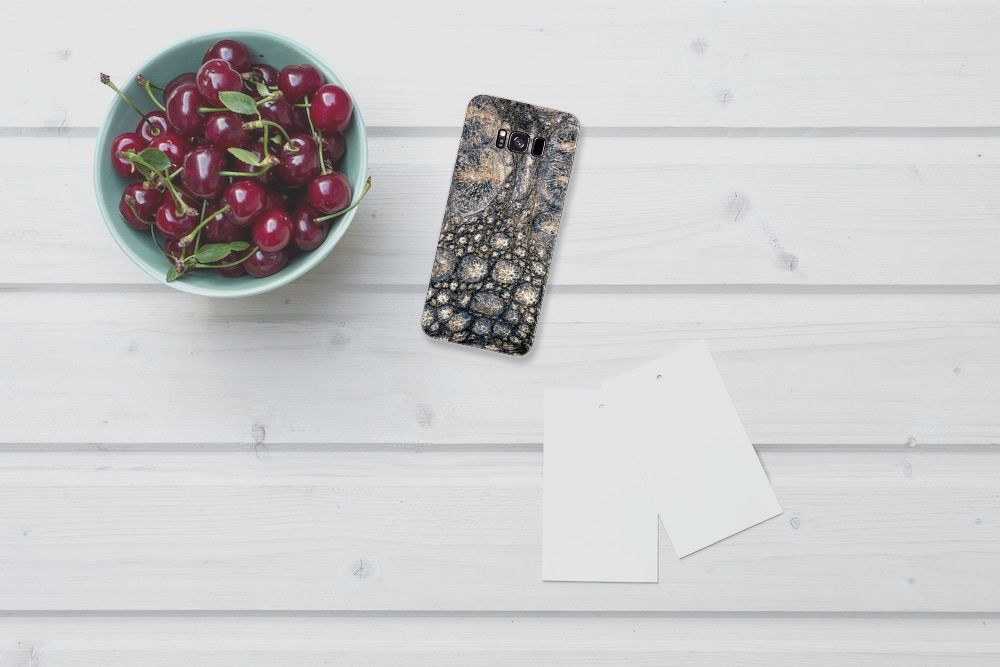 Samsung Galaxy S8 Plus TPU Hoesje Krokodillenprint