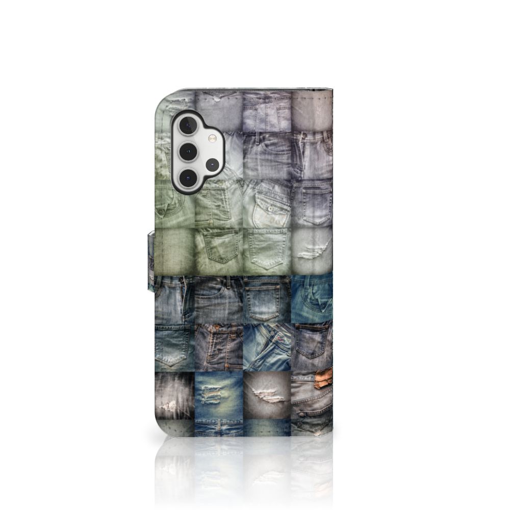 Wallet Case met Pasjes Samsung Galaxy A32 4G Spijkerbroeken
