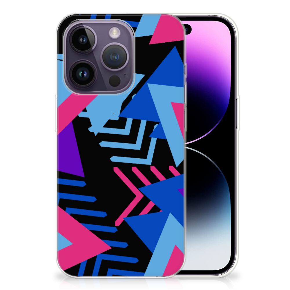 Apple iPhone 14 Pro TPU Hoesje Funky Triangle B2C Telecom