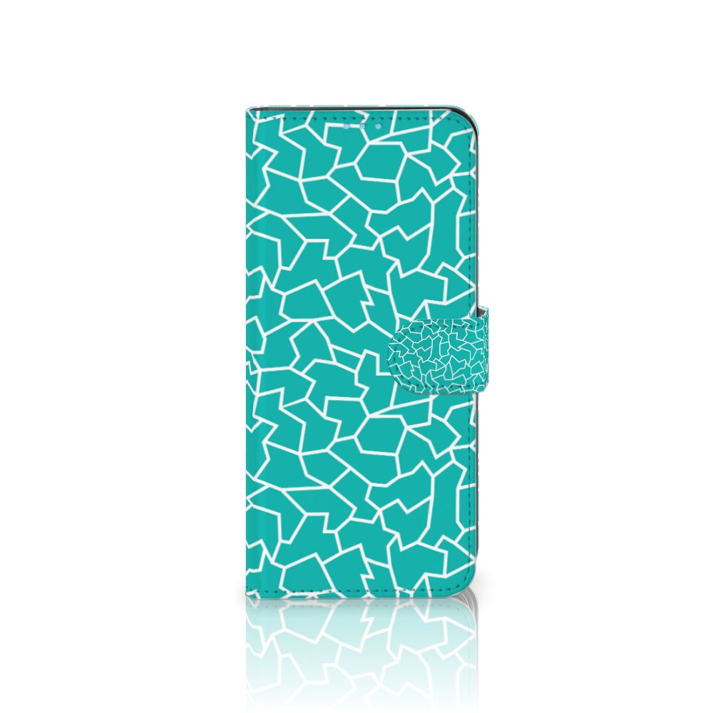 OPPO A72 | OPPO A52 Hoesje Cracks Blue