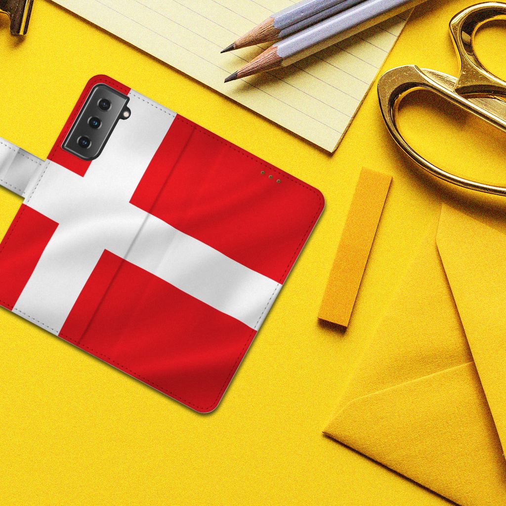 Samsung Galaxy S21 Bookstyle Case Denemarken