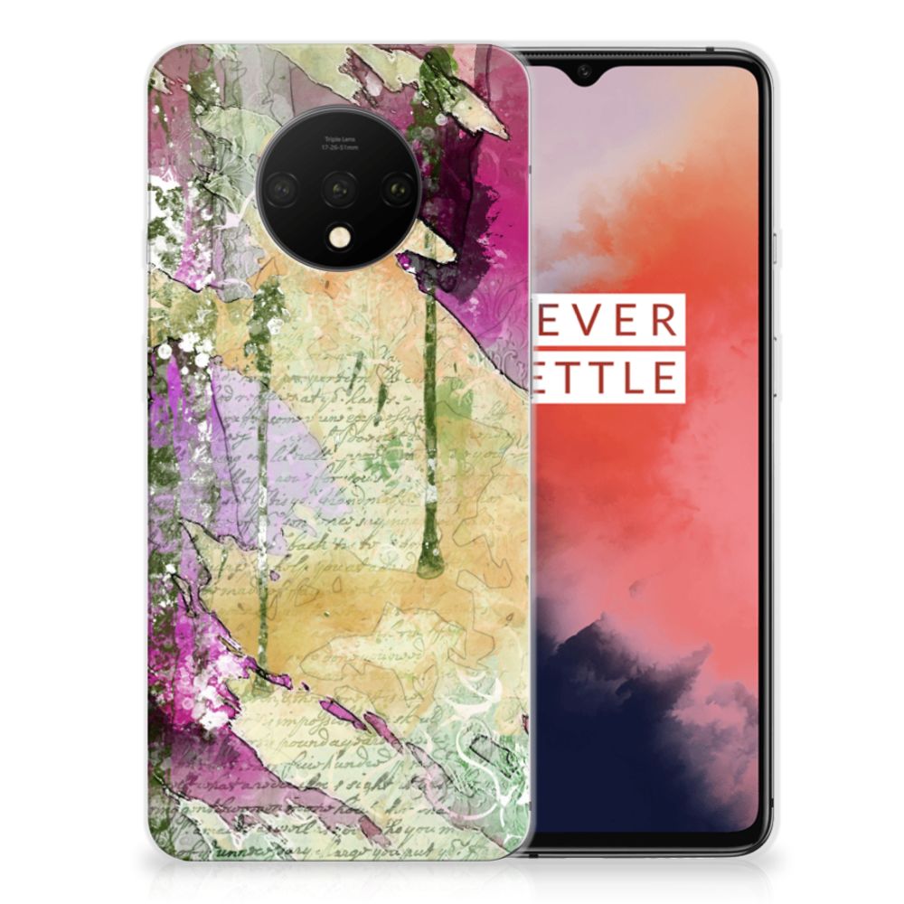 Hoesje maken OnePlus 7T Letter Painting