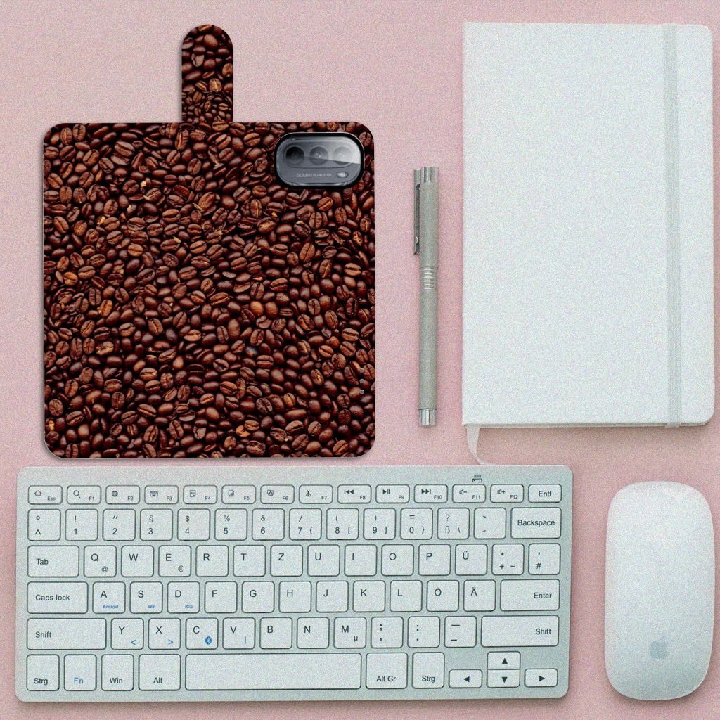 Motorola Moto G31 | G41 Book Cover Koffiebonen