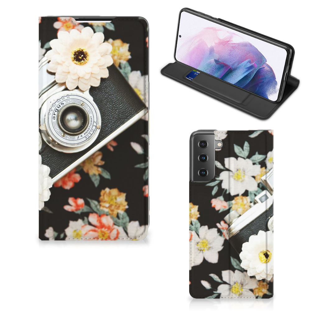 Samsung Galaxy S21 Plus Stand Case Vintage Camera - B2C Telecom