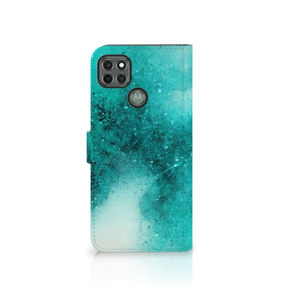 Hoesje Motorola Moto G9 Power Painting Blue