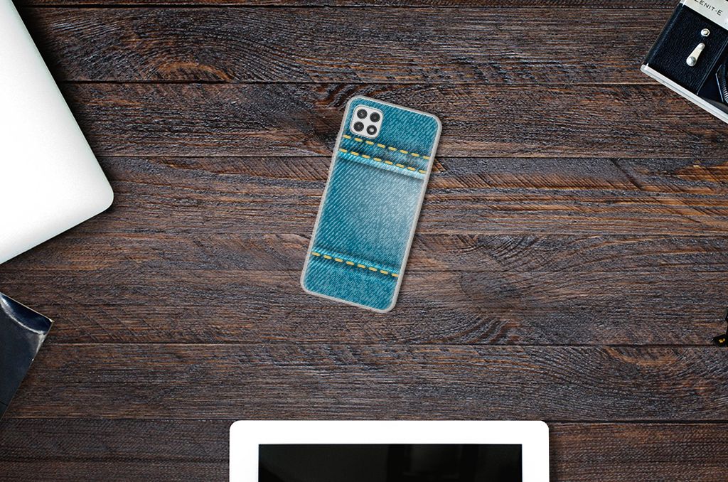 Samsung Galaxy A22 5G Silicone Back Cover Jeans B2C Telecom