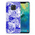 Silicone Back Case Huawei Mate 20 Pro Angel Skull Blauw