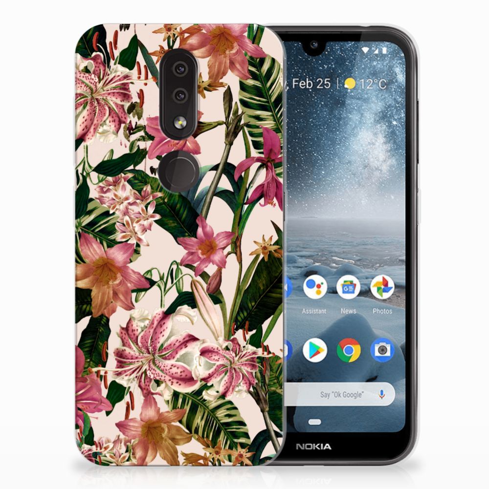 Nokia 4.2 TPU Case Flowers