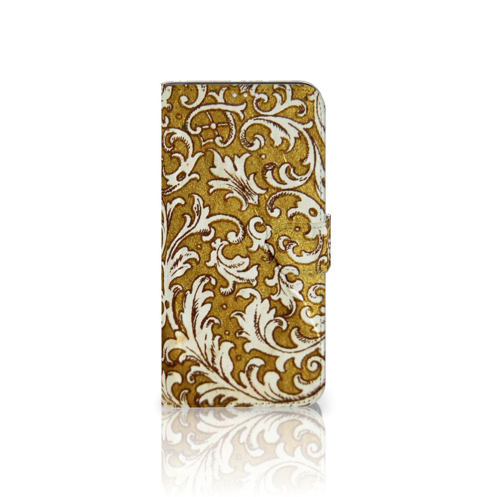 Wallet Case Motorola G8 Power Barok Goud