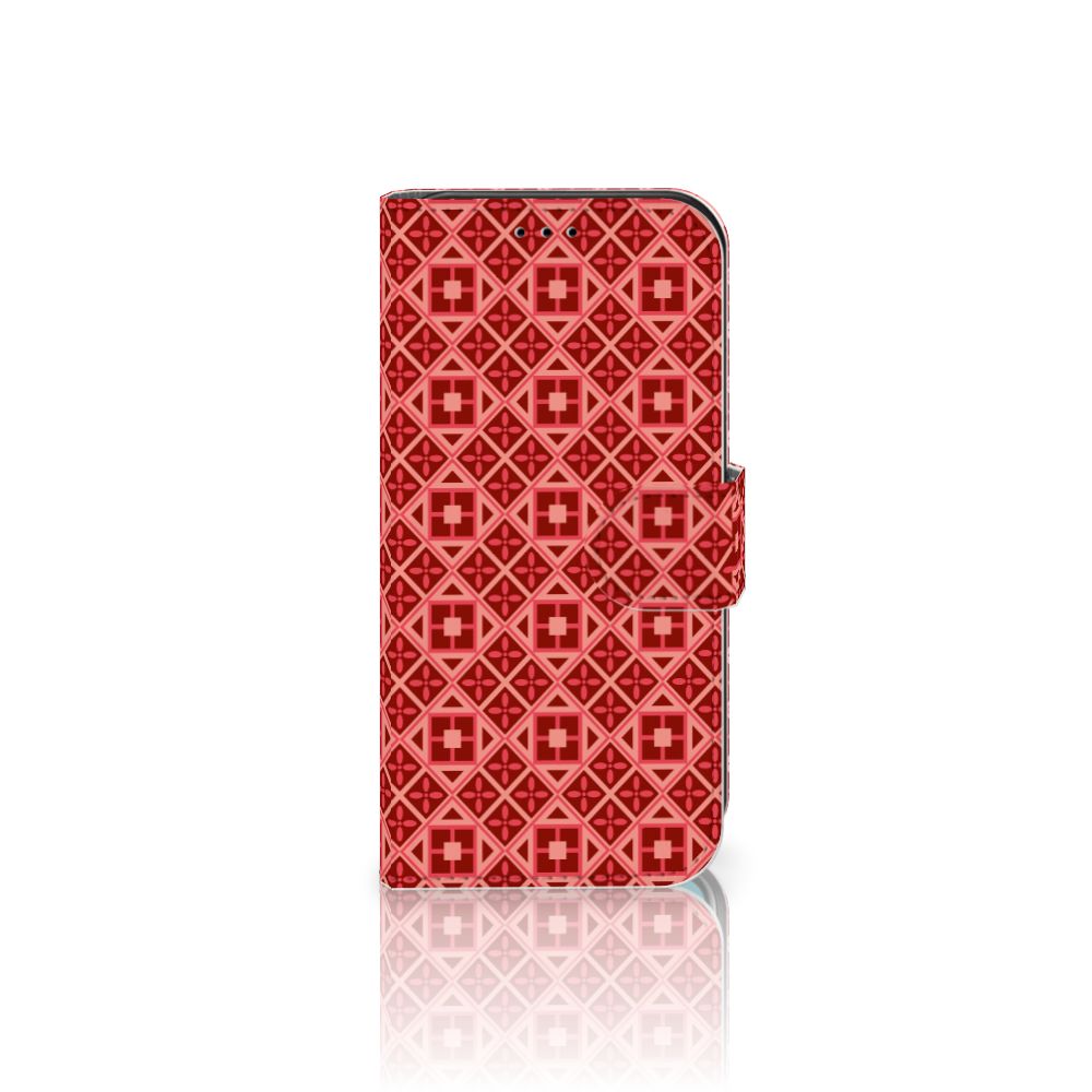 Apple iPhone 11 Pro Telefoon Hoesje Batik Rood
