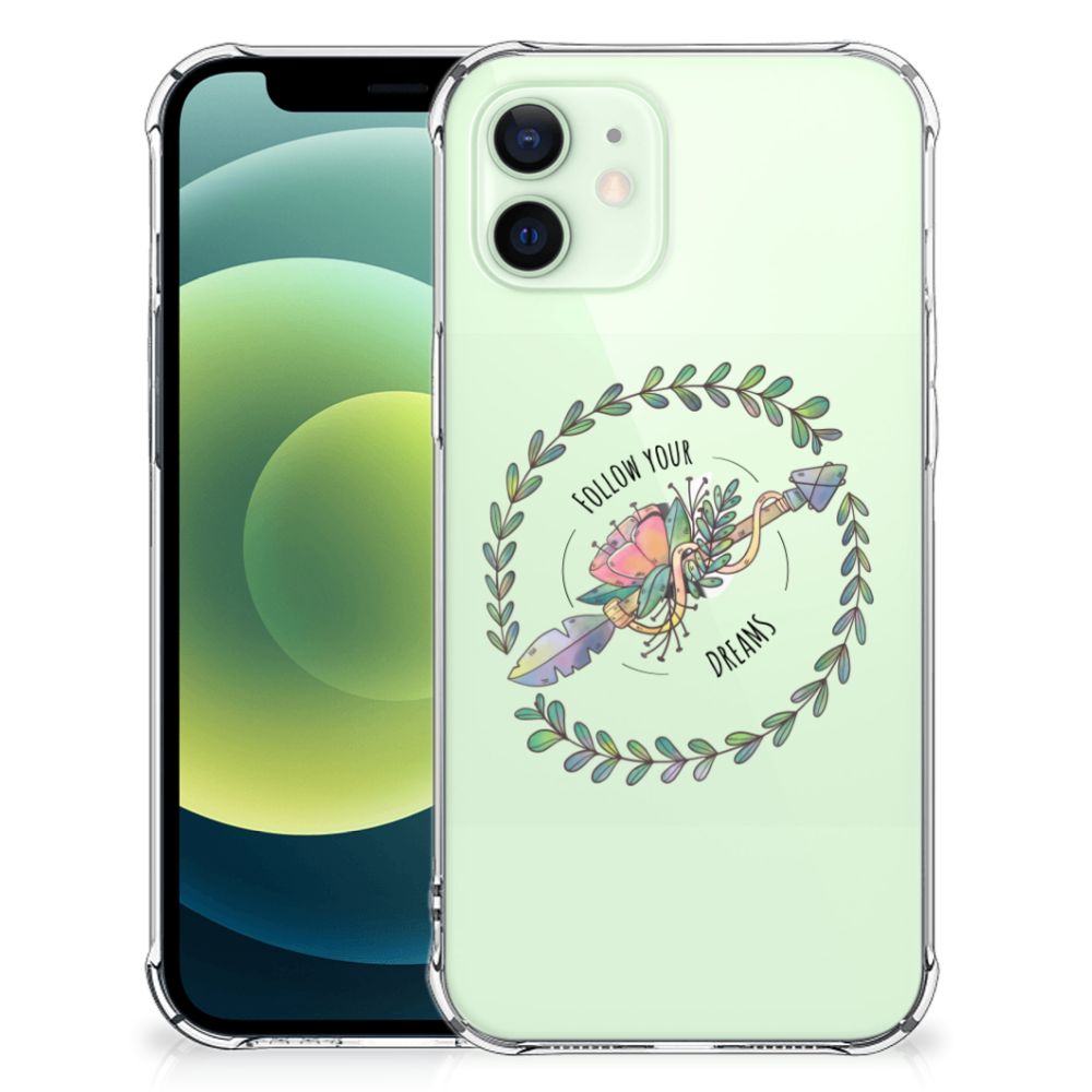 iPhone 12 Mini Stevig Bumper Hoesje Boho Dreams B2C Telecom